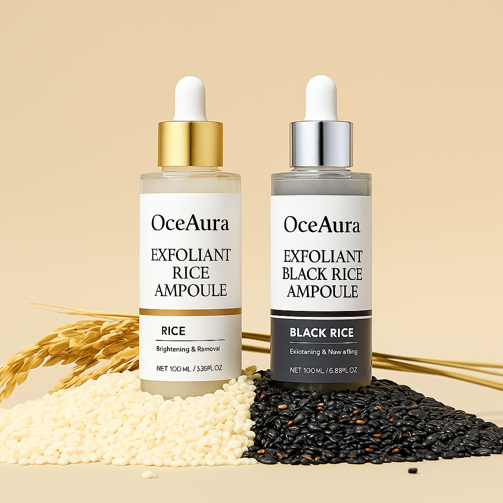 Exfolierande Peel Shot Rice Ampoule Duo – Ungdomlig lyster på bara minuter